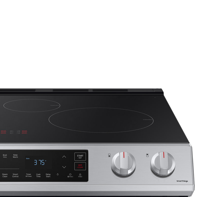 Samsung 6.3 cu. ft. Smart Rapid Heat Induction Slidein Range & Reviews Wayfair